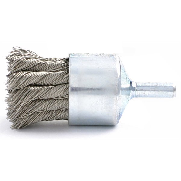 Brush Research Manufacturing Knotted Wire End Brush, .020, 3/4" BRMBNH6.020